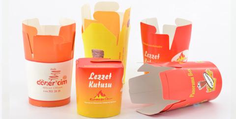 Коробка упаковки еды делая машину напечатала бумажную коробку Kebab формируя машину